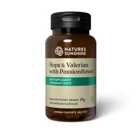 Hops & Valerian with Passionflower (100 kaps.)
